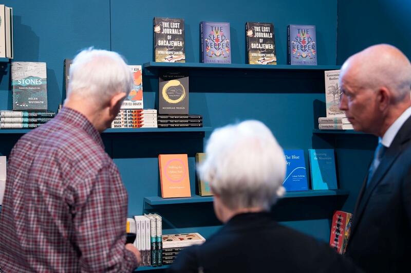 Daniel Slager with Books