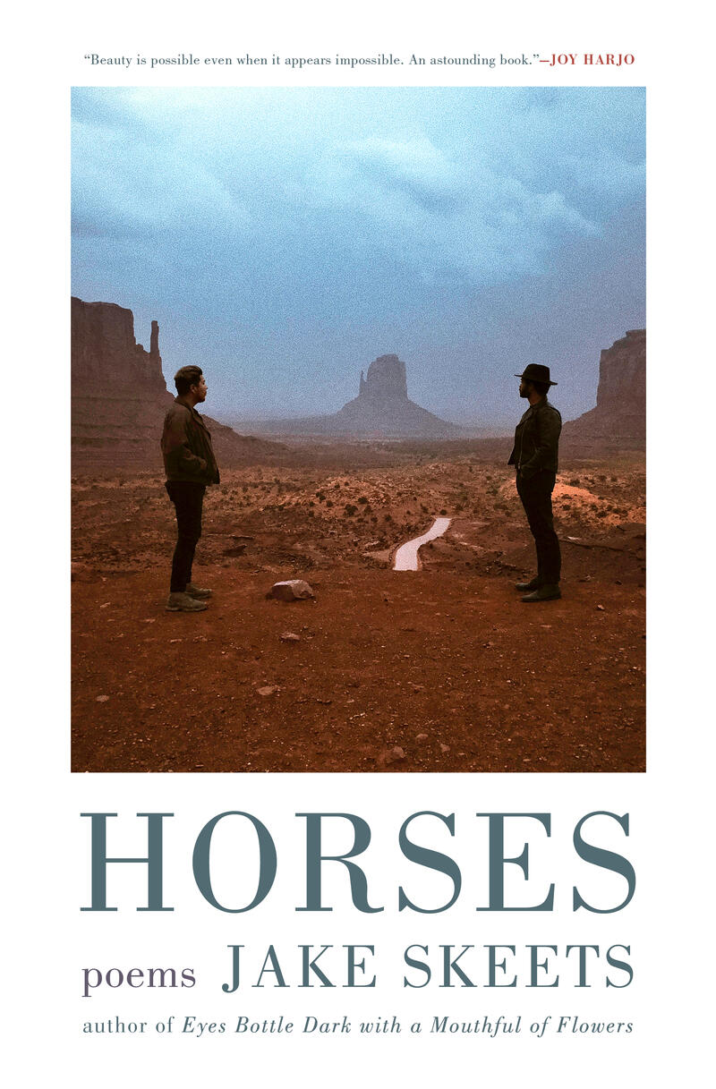 Cover Art of Jake Skeets' Poetry Collection Horses