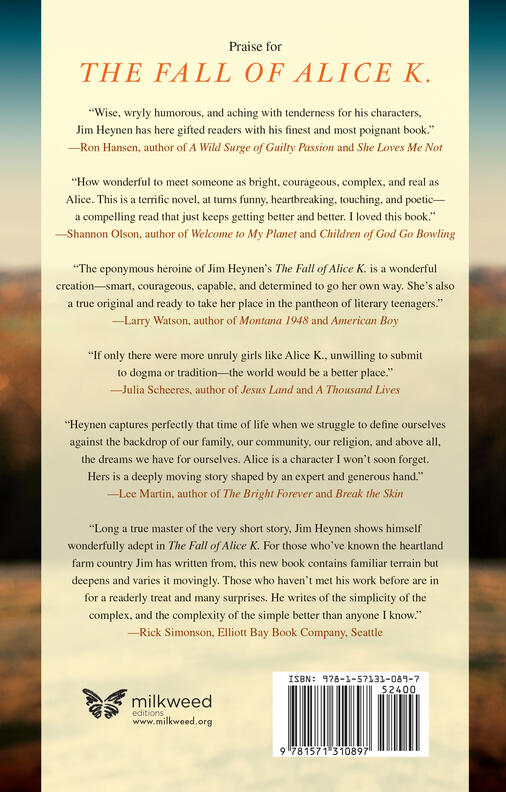 The Fall of Alice K. (back cover) The Fall of Alice K. (back cover)